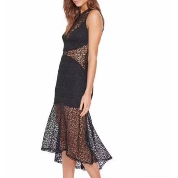 Nicholas Guipure Lace Midi Dress - Picture 3 of 6